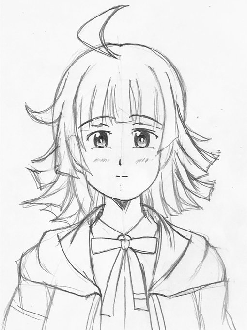 なぜか無性にラクガキしたくなったので描いた璃奈ちゃん 