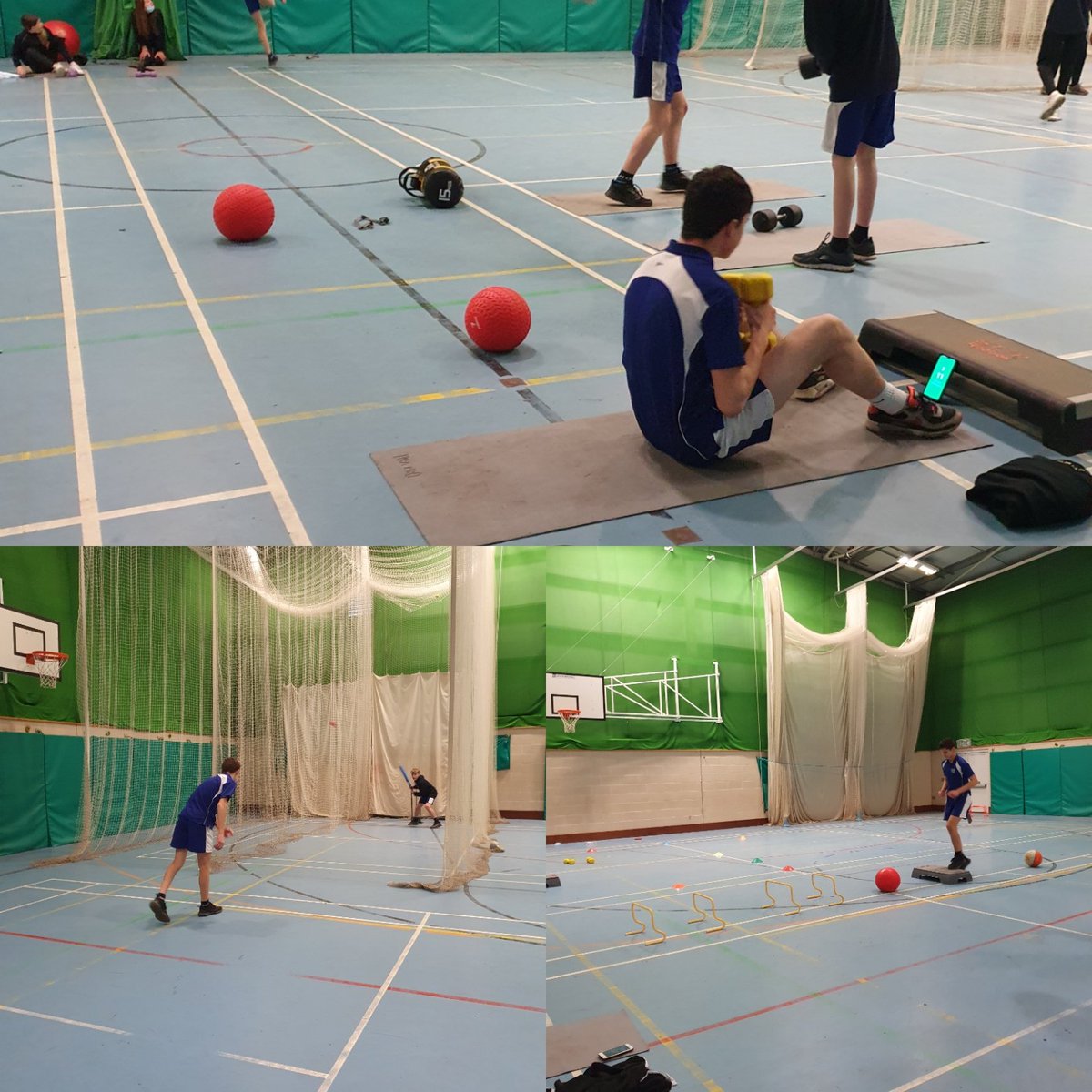 Miss Wellington's year 10 GCSE class working hard on their fitness and skill specific session focusing on their individual sport and improving their components of fitness! Keep up the excellent work #GCSEPE #WORKINGTOGETHER #TEAMWORK