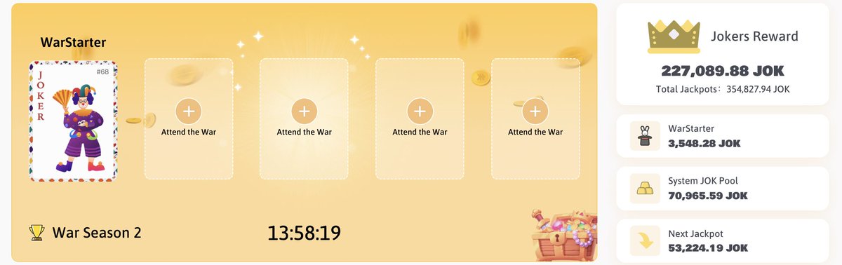 War Season 2 counting down...