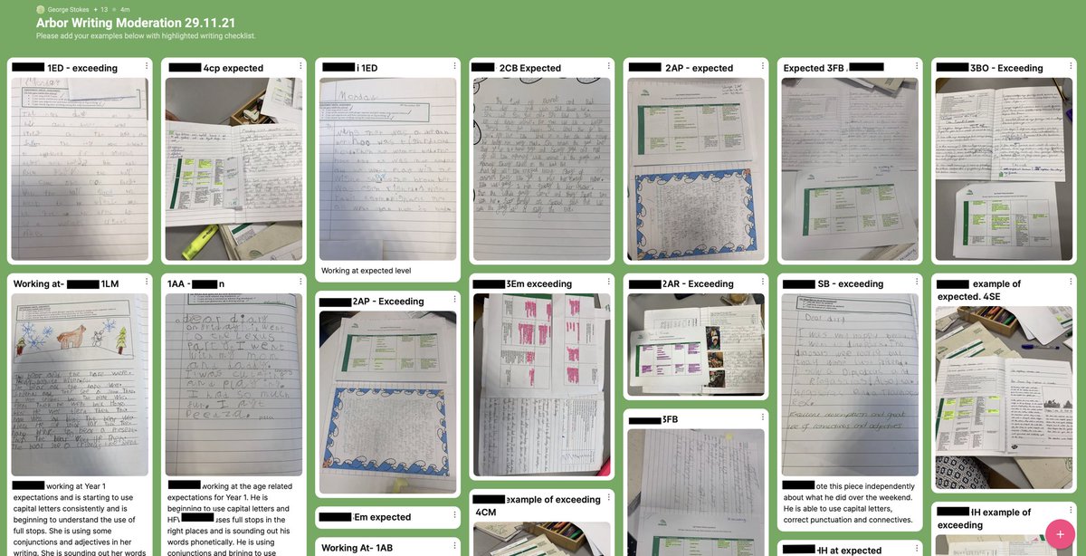 Making time to share and discuss the quality of student writing in our school is so important…

Such valuable professional dialogue between and across year groups today, which will help us make better judgements and feed the planning process. 

Thank you team 👏