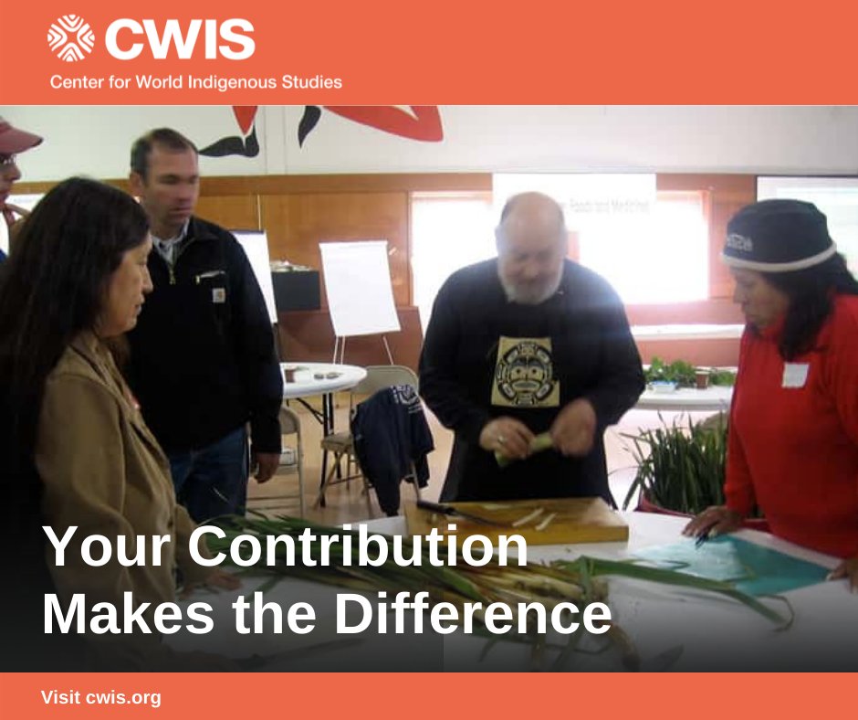 TheCWIS's tweet photo. Want to join me in supporting a good cause? This #GivingTuesday I'm raising money for Center for World Indigenous Studies and your contribution will make an impact, whether you donate $5 or $500. Every little bit helps. https://t.co/rstZz3fM7n https://t.co/UoDgNd8Yba