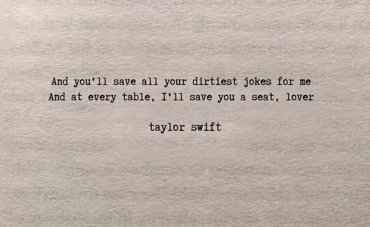 lover // taylor swift