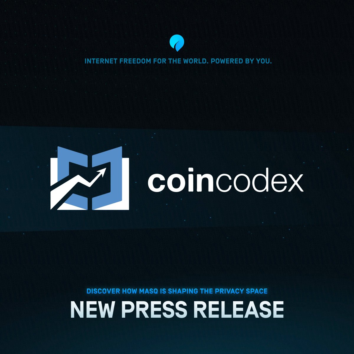 Our latest PR is out on Coincodex! Make sure you give it a read here: coincodex.com/article/12954/…

#pressrelease #press #release #masq #coincodex
