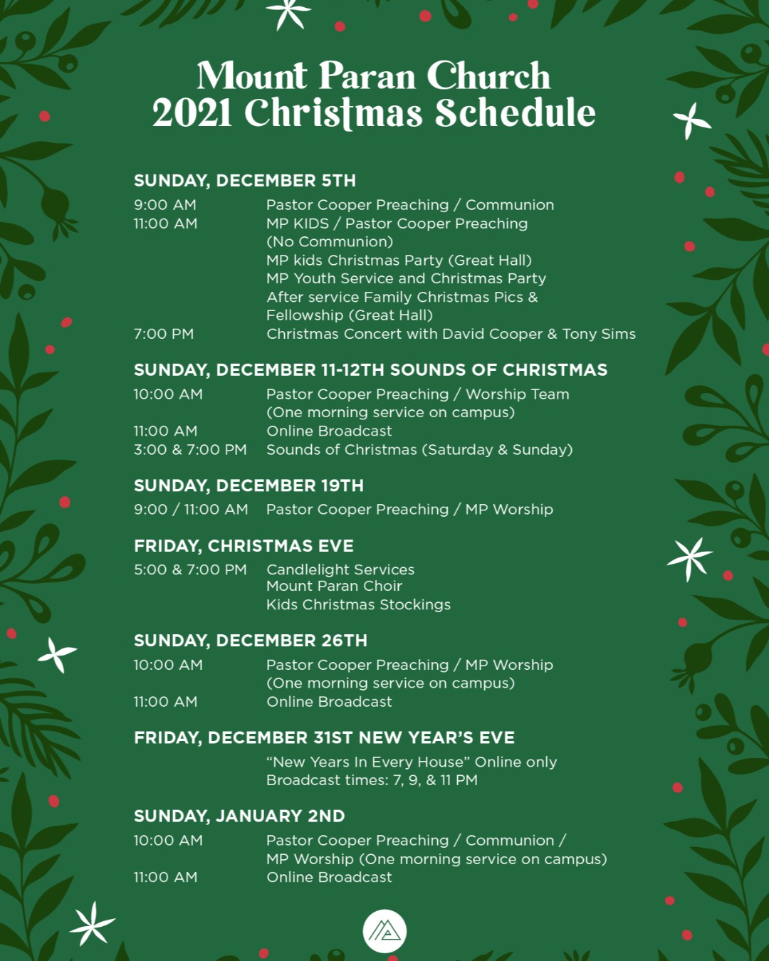 Mt Paran Christmas Service 2022 Mount Paran Church (@Mountparan) / Twitter