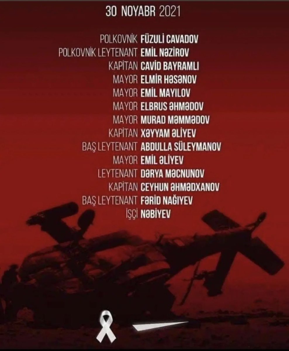 Ruhunuz qarşısında baş əyirik … Başın sağ olsun Vətən 🥀