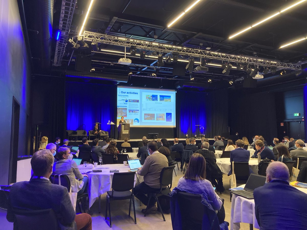 POLISnetwork's tweet photo. "We are doing more than well, and we continue to ensure our work provides the services our Members need", says our Director Membership & Finance - Coordinator Clean Vehicles, Urban Freight Gabriela Barrera.
#POLIS21 #Gothenburg #POLISnetwork #AnnualConference #UrbanMobility https://t.co/PCofwMzVvN