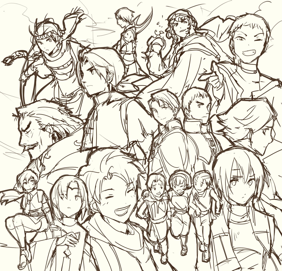 聴きながら1時間でイメソンリクエストで出たキャラ全部描けるかチャレンジしてました
テッドつえ〜
#ラジオ目安箱2021 