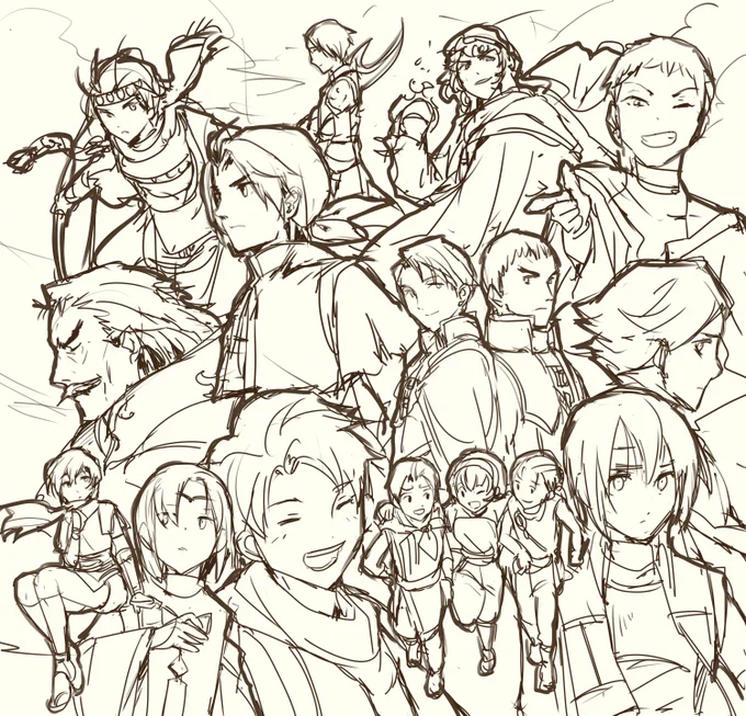 聴きながら1時間でイメソンリクエストで出たキャラ全部描けるかチャレンジしてました
テッドつえ〜
#ラジオ目安箱2021 