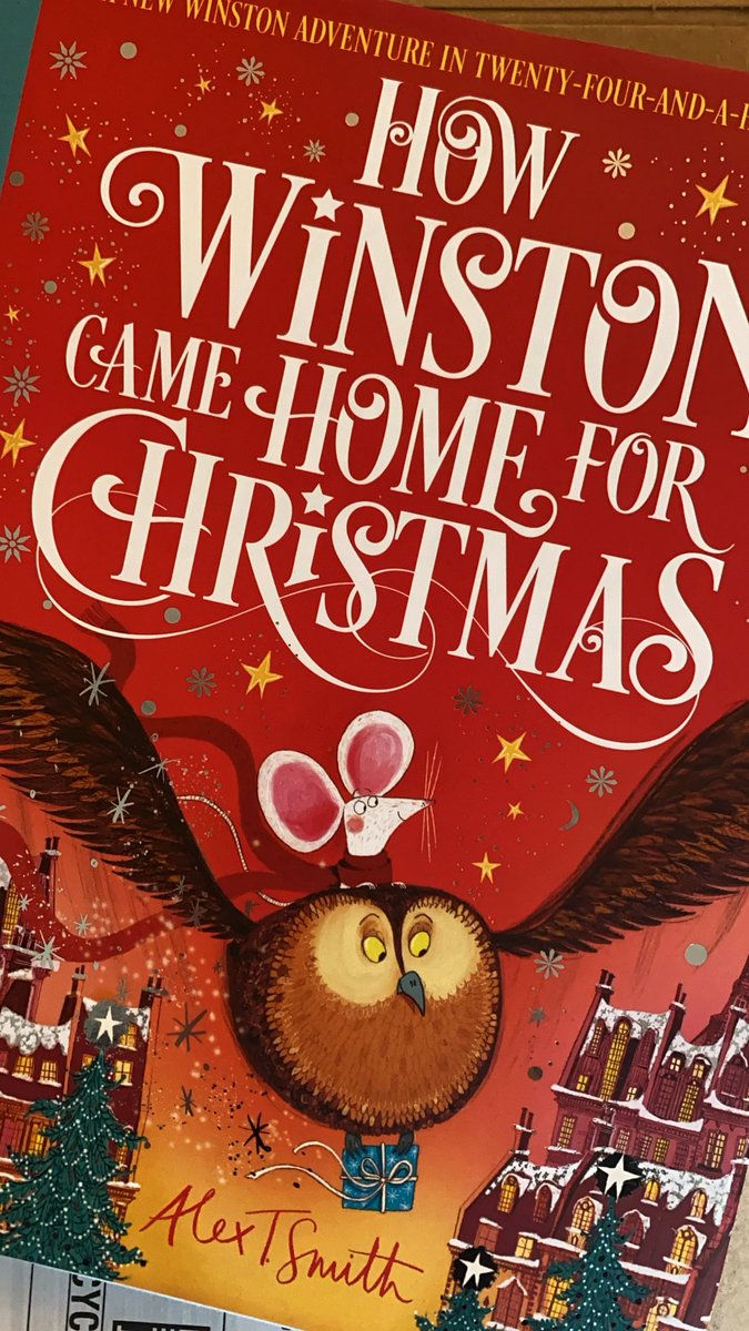 There’s going to be one excited kid tonight … thank goodness new Christmas decs to make. I’m done with snowflakes @Alex_T_Smith