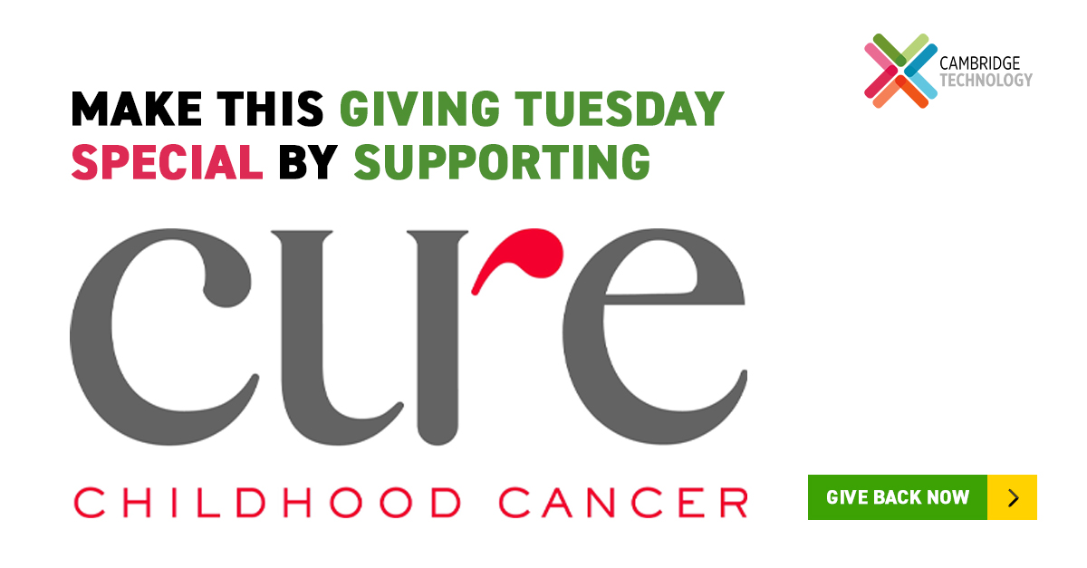 cam_technology's tweet photo. Today is #GivingTuesday! Let us take this time to donate and show our support to @CUREchildcancer and their targeted research program to conquer childhood cancer. #Donate here: https://t.co/fsONZHiFdJ https://t.co/BcE6KsYHuV