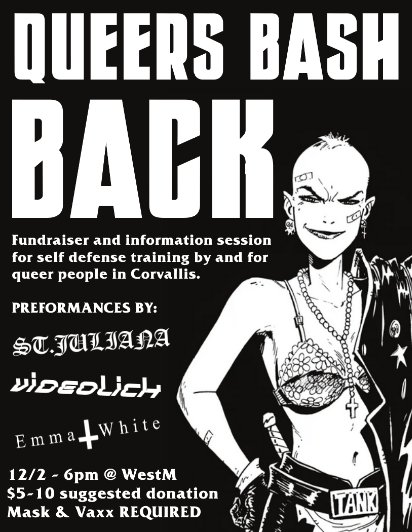 Coming up soon! Catch a show and help us out right here in Corvallis this Thursday!