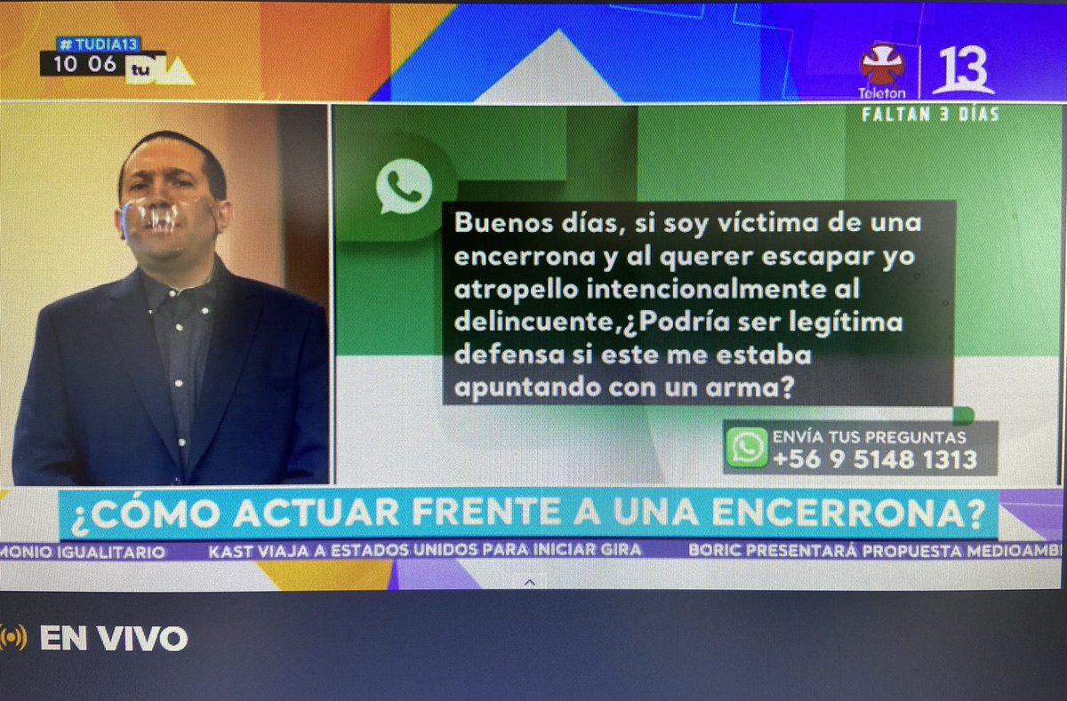 ciudadanosegur's tweet photo. 🚨Ahora-. Nuestro Director Ejecutivo @DavidRozowski conversa con panel @tudia_13 @canal13 y entrega recomendaciones para evitar encerronas y portonazos! 🚗🚓🔪 https://t.co/2j6wV9CP0X