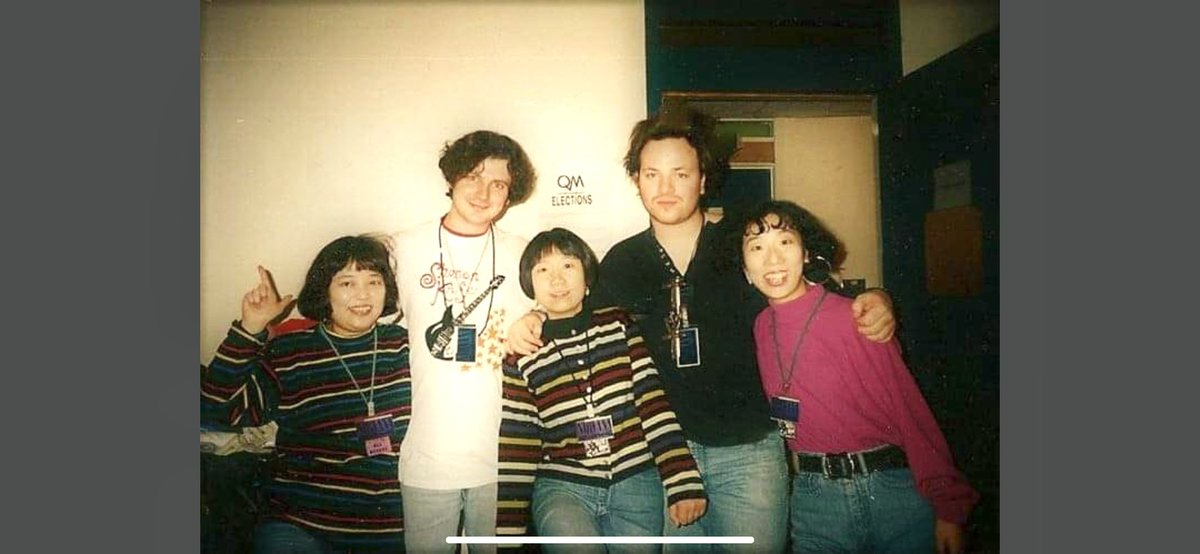 nirvanadiary's tweet photo. The annual Nirvana Tour photo taken from Glasgow University’s QMU before an epic Nirvana performance on St Andrew’s Day 1991 30 years ago today #Nevermind30 #nirvana30 #shonenknife https://t.co/7T2vWDaPVZ
