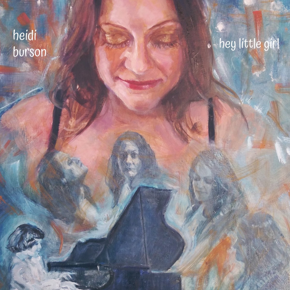 HeidiBurson's tweet photo. New single “Hey Little Girl” out today exclusively on https://t.co/YwGsDOmVDs or https://t.co/rNEc11sTCp.  Streaming platforms in the next few days.  This song is very special to me.  💙🧡 Hope you like it too. https://t.co/ud9gNKEQbg