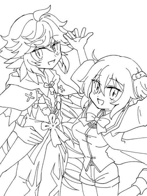 今月描いたあれ…原稿期間に入るのでしばらくはまともな作品は上げられないかも…落書きはしたい 