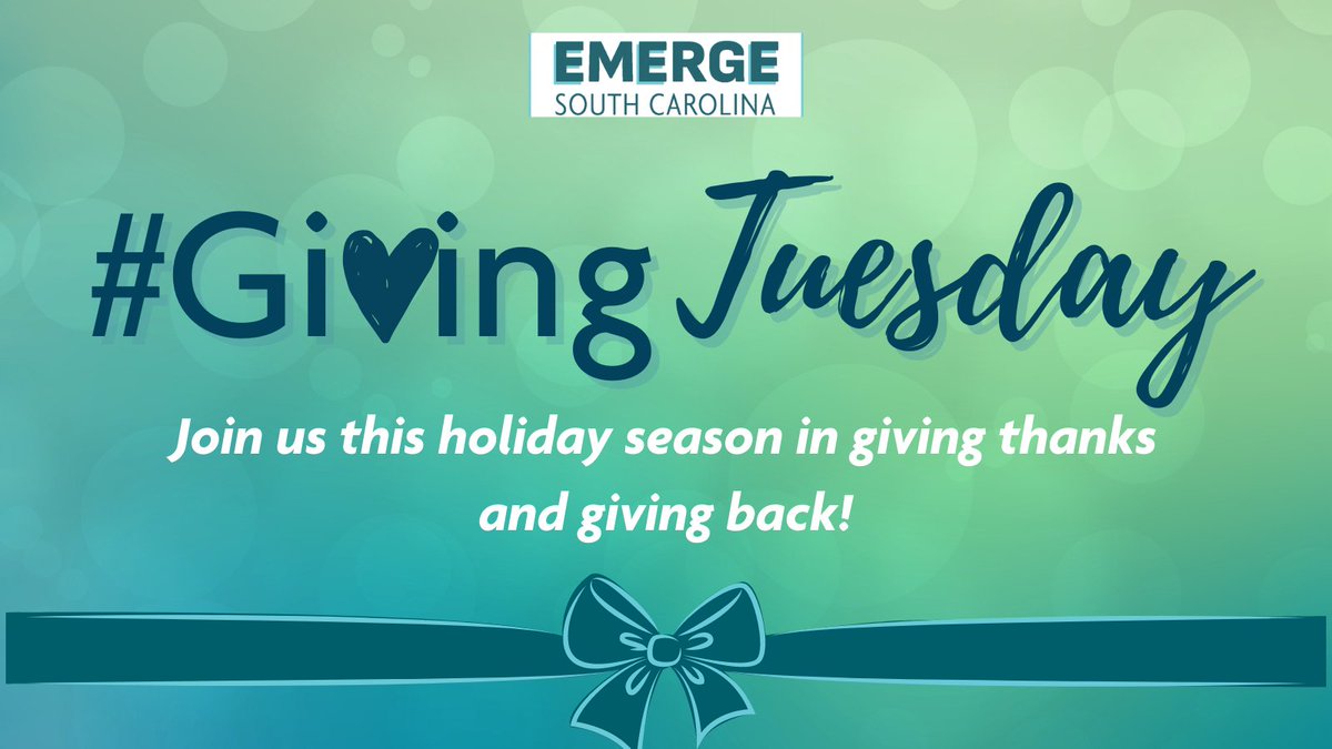 Emerge_SC's tweet photo. It’s been a historic year for Democratic women in politics. For #GivingTuesday, help us ensure that women continue to lead our country forward. https://t.co/NT7mbir60g

#EmergeNow #EmergeSC #GivingTuesday https://t.co/6ZktZeu4ne