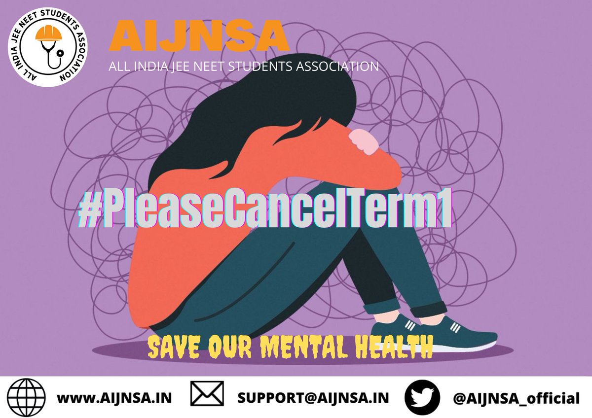AIJNSA_official's tweet photo. Rise in COVID-19 cases , still offline exams
why @cbseindia29  ??
#PleaseCancelTerm1 https://t.co/dCIb1YLePS