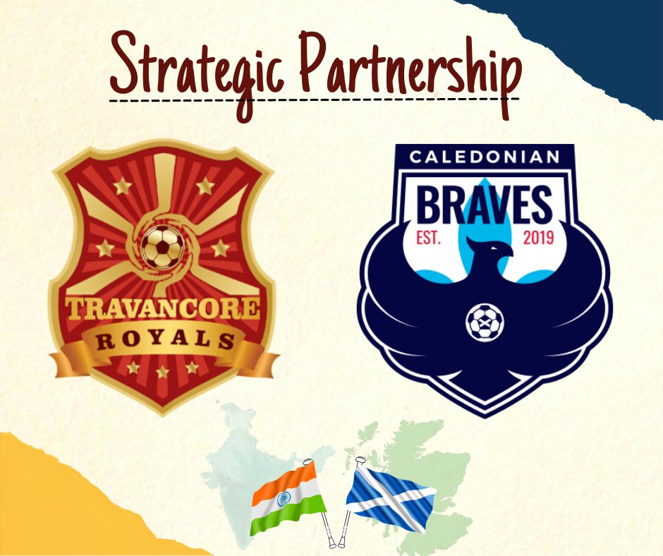 travancoreroyls's tweet photo. Travancore Royals FC๐ฎ๐ณ has partnered up with ๐ด๓ ง๓ ข๓ ณ๓ ฃ๓ ด๓ ฟScotland based club Caledonian Braves FC for strategic establishment of football operations in both countries.
#TravancoreRoyalsFC #CaledonianBravesFC #partnership #fansowned #india #scotland https://t.co/JP8EUWotKh