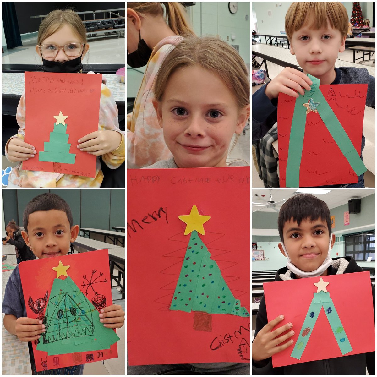 JudyAguila's tweet photo. This is what happens when you give Friendship Elementary EDEP students some strips of green paper and ask them to create a Christmas tree🎄Each one is unique just like my students!! @FriendshipVCS @vcsbtbedep @eidie_velez @ElaineBeeghly https://t.co/vnHflpAOyt