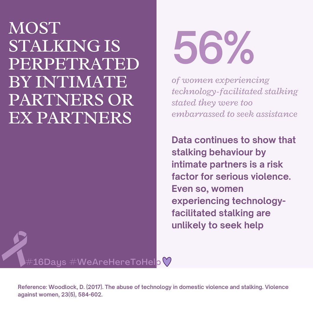 Abusers often use technology to facilitate constant monitoring and stalking of their partner.

Does this sound familiar? We are here to help💜 
📞902.863.3807

#16Days #16DaysofActivism