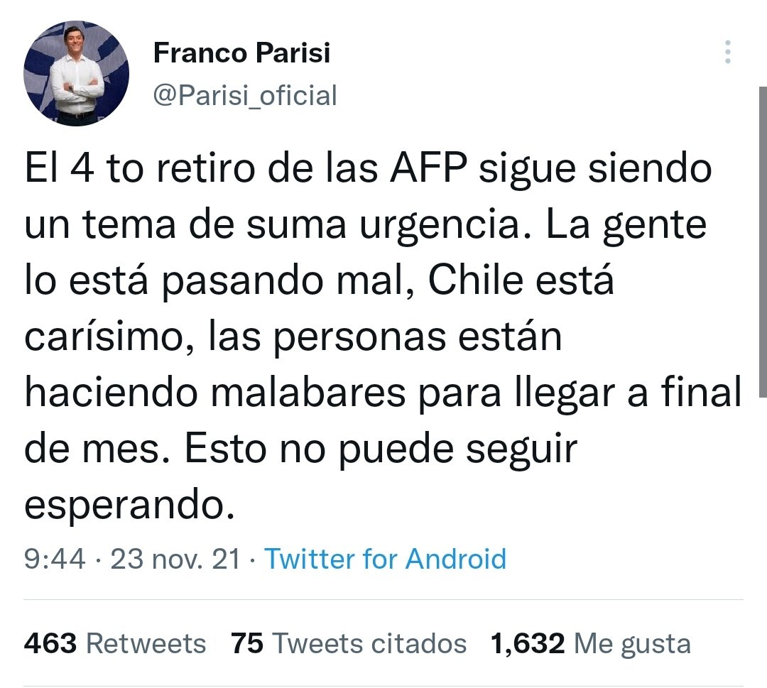 LuciaAg69723092's tweet photo. @PamJiles # CuartoRetiroAntesDeSegundaVuelta  vamos que se puede 👵#CuartoRetiroAntesDeSegundaVuelta 💪💪💪💪 https://t.co/9IVX3dMfQ7