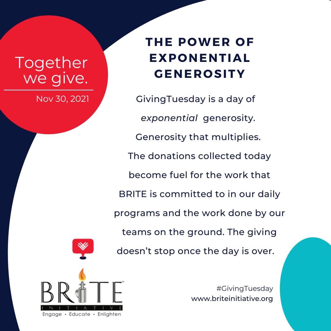 kid_odjo's tweet photo. GivingTuesday is a day of  *exponential*  generosity. Generosity that multiplies. Join us in our goal to raise $4,000 today for BRITE's programs in Rodaille, Haiti. Link to donate here: 

https://t.co/kBbMOeYBGS 

#givingtuesday #haiti #jacmel #rodaille #bebrite #briteinitiative https://t.co/MqddujIwYB