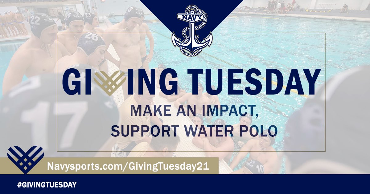 Hello all, please consider supporting Navy Water Polo and your future military leaders!!  No donation is too small, $50 gets you a one of a kind beanie. Thank you!!  Link: navysports.com/givingtuesday2…🇺🇸