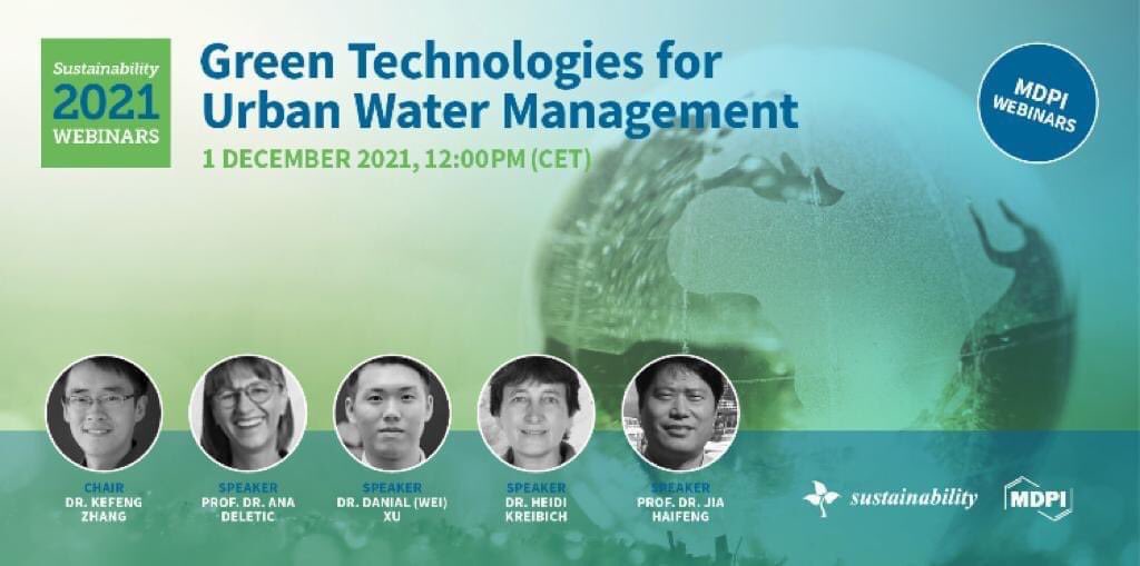 inclineusp's tweet photo. INVITATION &amp; FREE-REGISTRATION:
https://t.co/YPI4rhB2N1

1 Dec 2021, 12:00 (CET), 8:00 BRT
Urban Water Management, Green Infrastructure, Climate Impact, Resilient Cities, Real-time Control
7th Sustainability Webinar
Green Technologies for Urban Water Management https://t.co/M5jyhQd34S