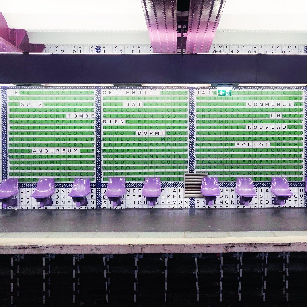 LLLLITL's tweet image. Journée Mondiale de Lutte contre le SIDA : Gilead Sciences tire "le plus grand trait de l’histoire" sur le mal-être ressenti par les personnes vivant avec le VIH, au coeur de la station de métro Concorde à Paris. #WorldAIDSDay #Sida #Paris