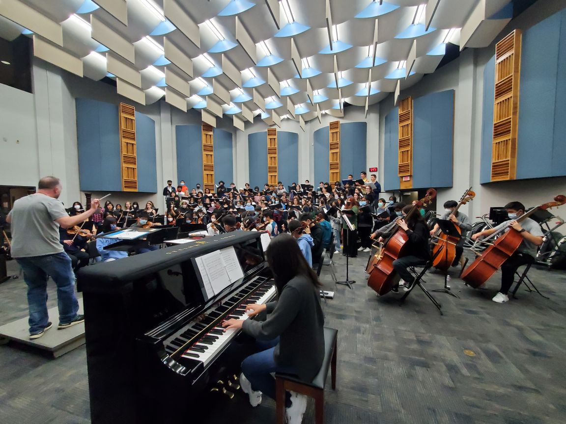 Great rehearsal last night for our upcoming concert with the CHS Choir! Come check us out this Thursday at Christ Church. 7 pm!