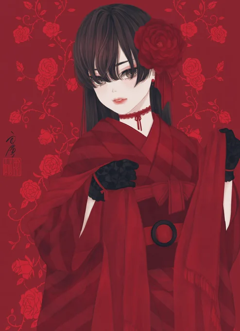 #今月描いた絵を晒そう

秋レッド 
