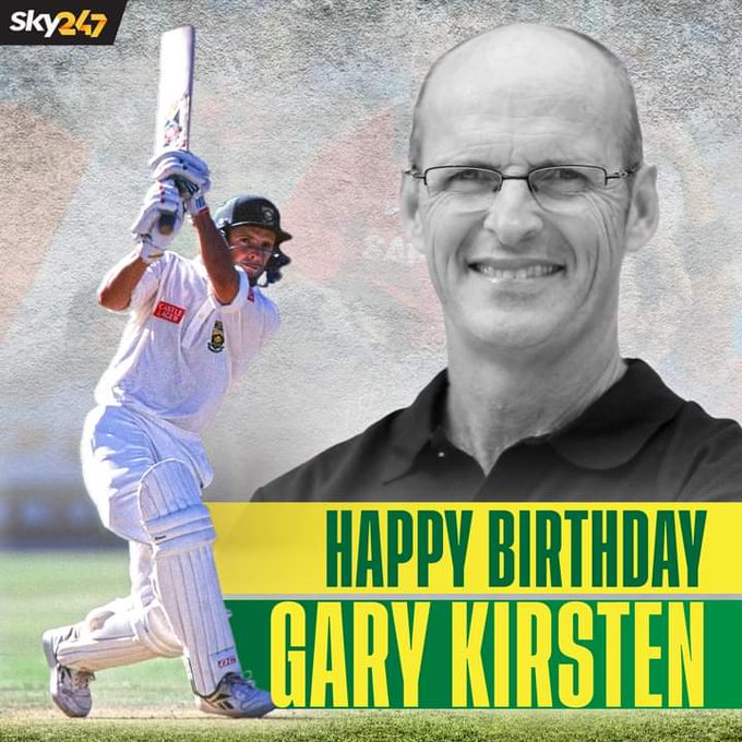 The mastermind that helped India clinch their World Cup after 28 years,

Happy Birthday Gary Kirsten 