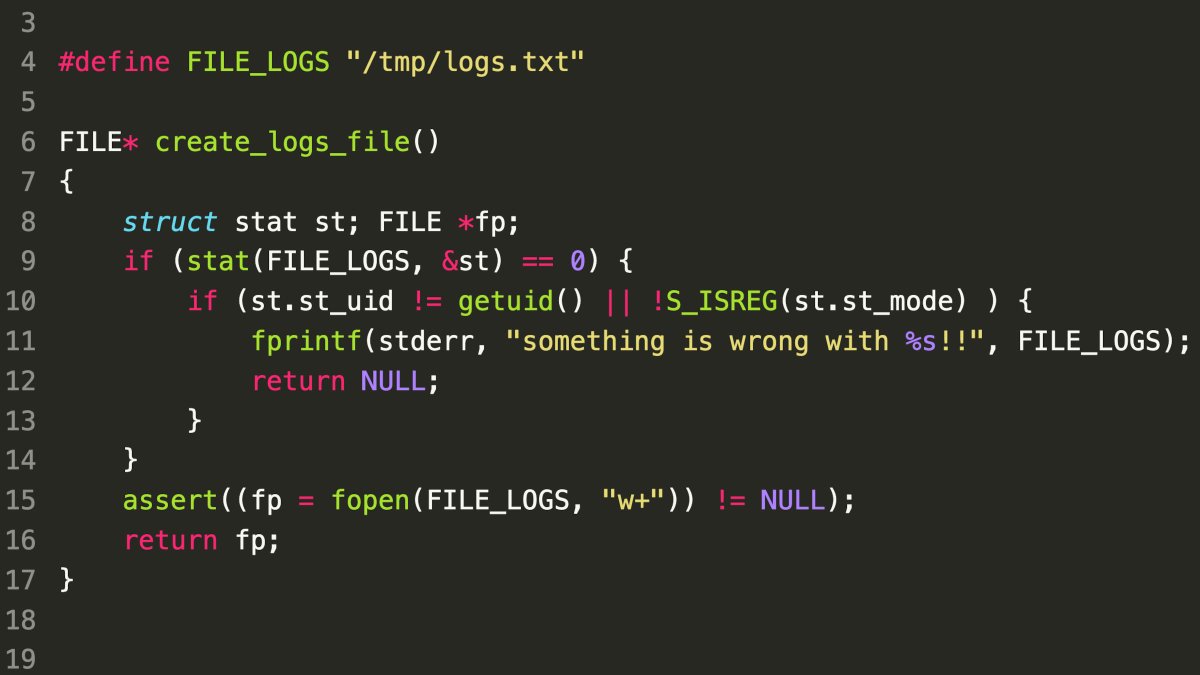 SonarSource's tweet image. Can you spot the vulnerability? #codeadvent2021 #c #cpp 

Memory corruption bugs in C programs are fun, but they are not the only risk.