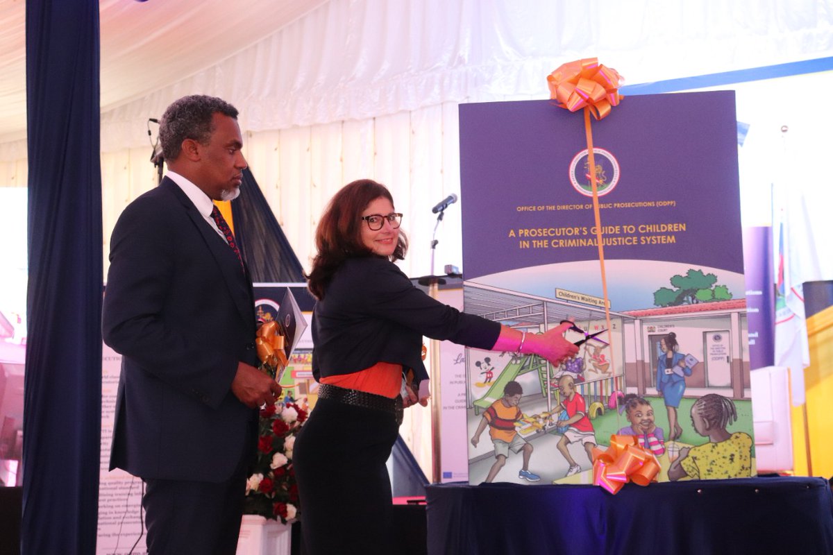 ODPP_KE's tweet photo. Earlier today, the @ODPP_KE launched the Prosecutors Guide to Children in the Criminal Justice System &amp; the Diploma in Public Prosecutions which was graced by @EUAmbKenya at PTI grounds, Loresho.

#HakiNaUsawa
#ChildJustice
#Relearning
#EU4Children
#PLEADYetu https://t.co/yfVdmTrktU