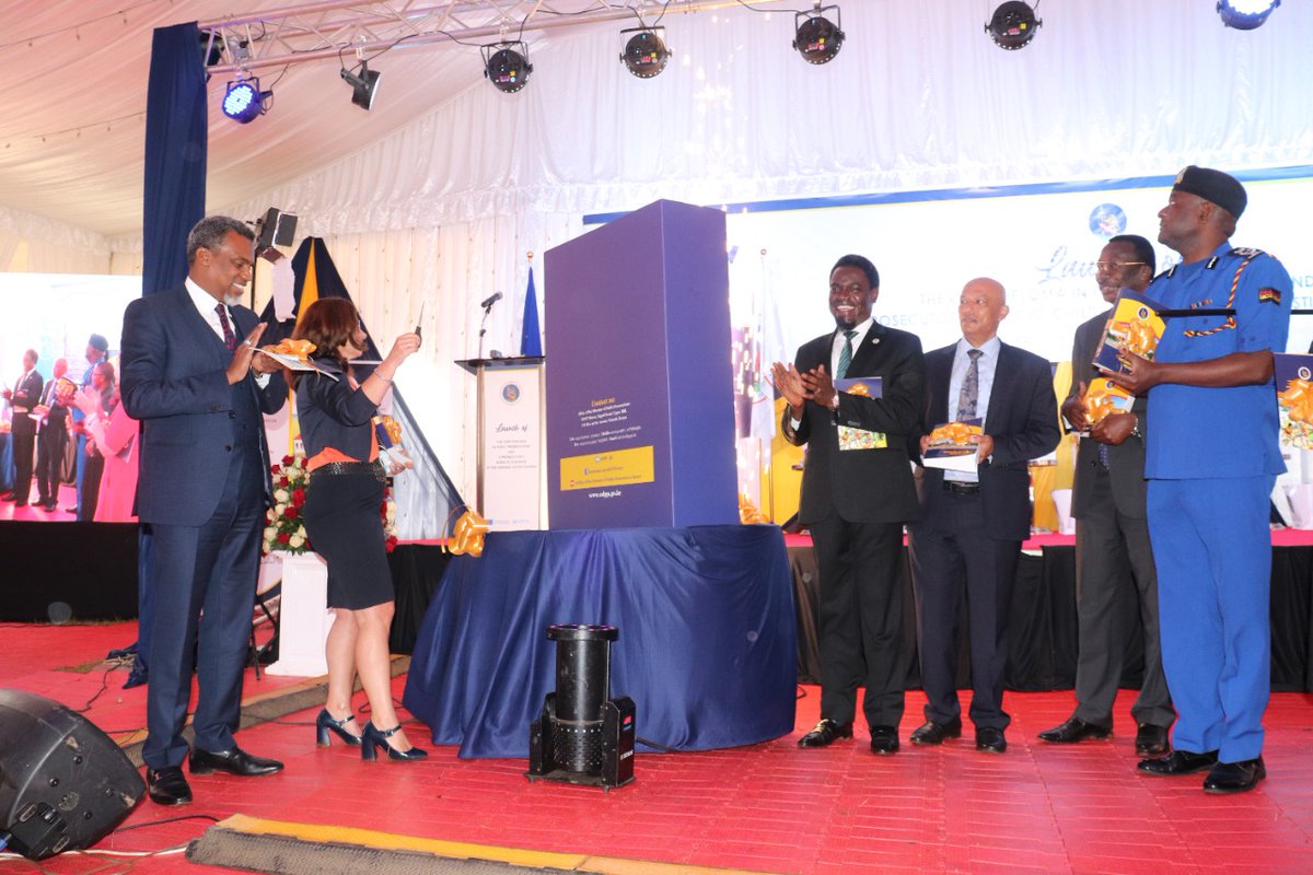 ODPP_KE's tweet photo. Earlier today, the @ODPP_KE launched the Prosecutors Guide to Children in the Criminal Justice System &amp; the Diploma in Public Prosecutions which was graced by @EUAmbKenya at PTI grounds, Loresho.

#HakiNaUsawa
#ChildJustice
#Relearning
#EU4Children
#PLEADYetu https://t.co/yfVdmTrktU