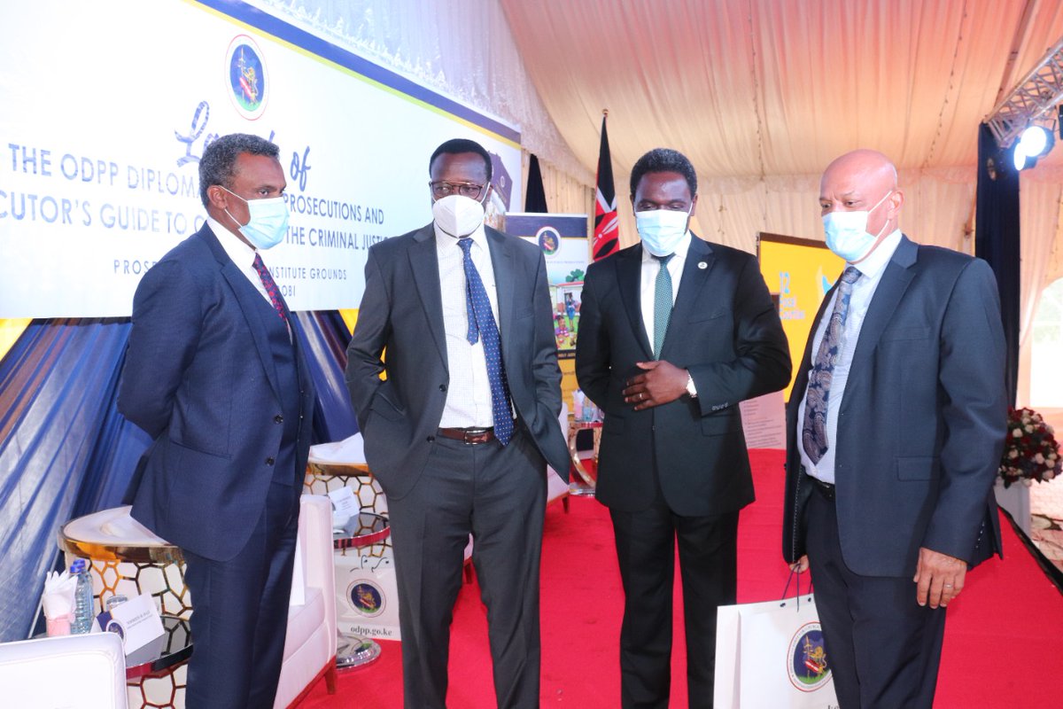 ODPP_KE's tweet photo. Earlier today, the @ODPP_KE launched the Prosecutors Guide to Children in the Criminal Justice System &amp; the Diploma in Public Prosecutions which was graced by @EUAmbKenya at PTI grounds, Loresho.

#HakiNaUsawa
#ChildJustice
#Relearning
#EU4Children
#PLEADYetu https://t.co/yfVdmTrktU