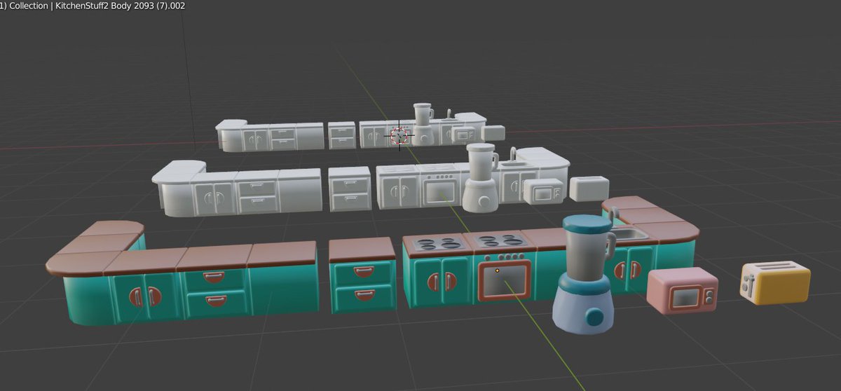 #robloxugc #robloxdev #robloxdesigncontest #robloxart #ugc #3dmodel #mesh #3dmesh #robloxdev 
Some kitchen stuff for <a href="/AdoptVille/">AdoptVille</a>