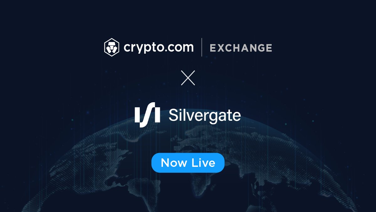 Cryptocom_Exch's tweet image. Crypto.com Exchange is now integrated with Silvergate 🚀
 
Institutional clients can enjoy:
✅New on/off ramp fiat solution
✅USD deposits &amp;amp; withdrawals anytime (24/7, 365 days) via the Silvergate Exchange Network
✅Free transfers
 
Details 👉 blog.crypto.com/crypto-com-exc…