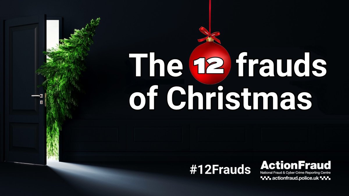 reportfrauduk's tweet photo. 🎄🎅 This festive season, Action Fraud is highlighting a different fraud type every other day to help you keep your money safe and out of the pockets of criminals.

Keep checking our timeline for the latest updates and enjoy a #FraudFreeXmas 

#12Frauds https://t.co/vaRQNoHNqr
