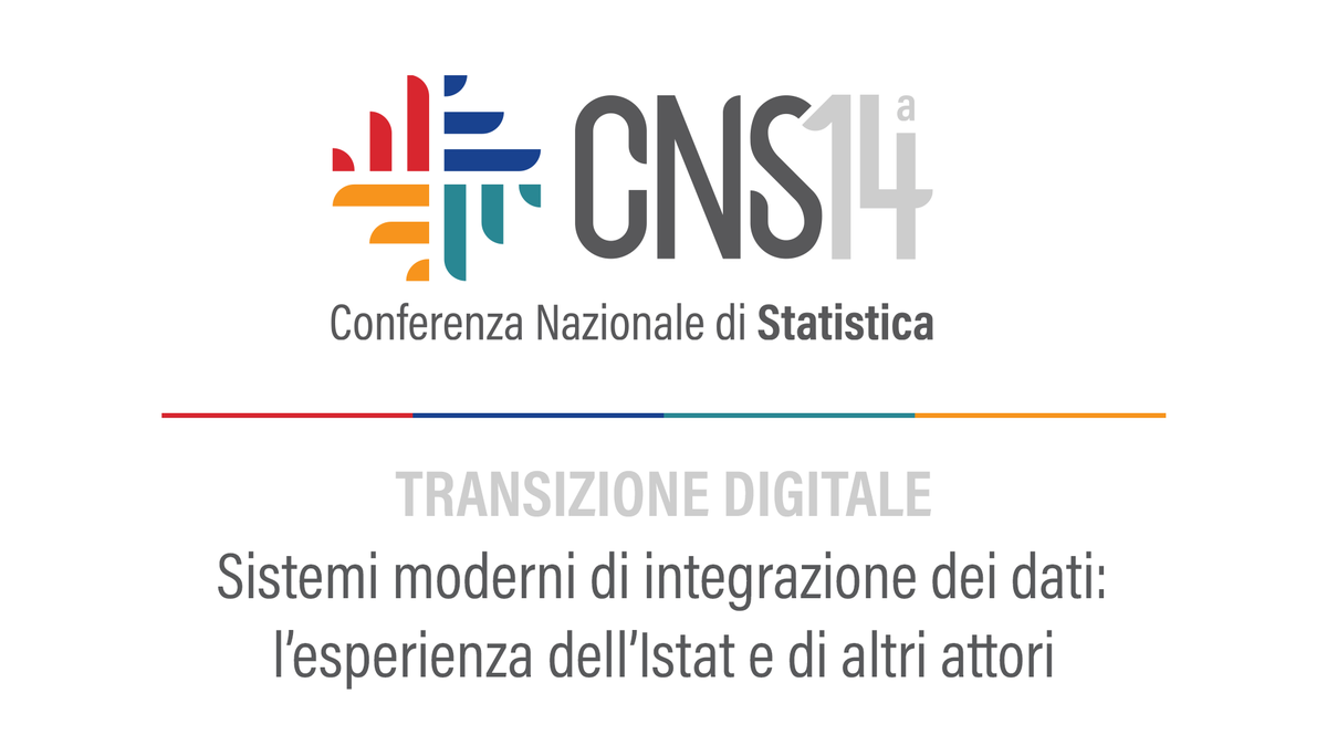 #CNStatistica14 
 Ore 14.30

Nella Sala 1 "Transizione digitale" 
Con: 
<a href="/giorgio_alleva/">Giorgio Alleva</a> <a href="/SapienzaRoma/">Sapienza Università di Roma</a> 
#RobertaRadini #MarcoDiZio #GiuliaVaste #Istat
#Ranvandenboom <a href="/StatNet/">StatisticsNetherland</a> 
#ValerioSantarelli
<a href="/emibaldacci/">emanuele baldacci</a> <a href="/EU_Eurostat/">EU_Eurostat</a> 

👇
14conferenza.istat.it/index.php/prog…