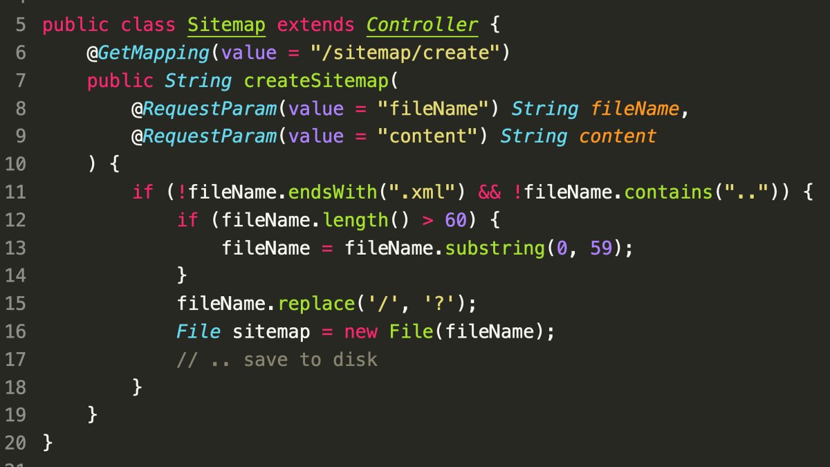 SonarSource's tweet image. Can you spot the vulnerability? #codeadvent2021 #java

Sometimes there is just too much sanitization and normalization.