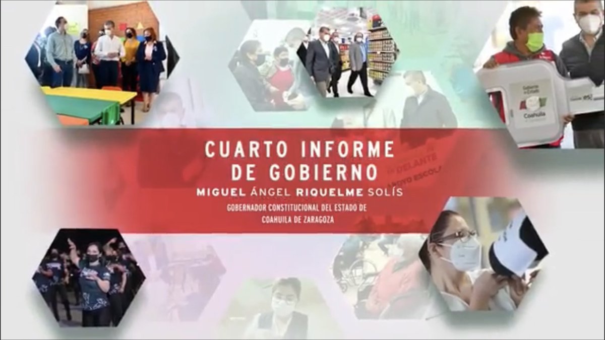 Muy buenos días.

Te invito a escuchar a través de: facebook.com/14650082219008…, el mensaje del Gobernador <a href="/mrikelme/">Miguel Riquelme</a>, que con motivo de su #CuartoInforme dirige al pueblo de #Coahuila.

#ConFortalezaYVoluntad #MiguelRiquelme