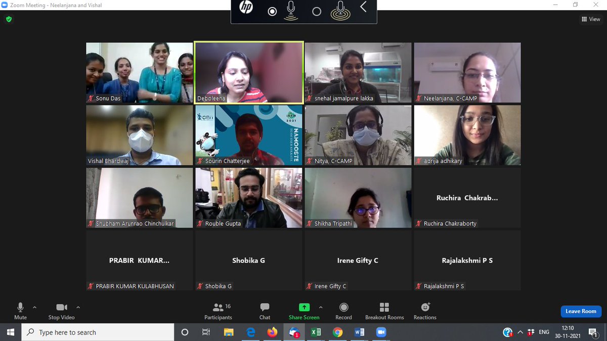 CCAMP_India's tweet photo. CCAMP #BREC #NBEC2021 pre-Finalist cohort of 32 Student Teams sharpen their pitching skills in one-on-one mentoring sessions on Day 2 of Boot Camp
All preparations for #GrandFinale on Dec 11 are on!
National Bio Entrepreneurship Competition where
#ScienceMeetsImpact
@BIRAC_2012 https://t.co/RFyOiPNK9h