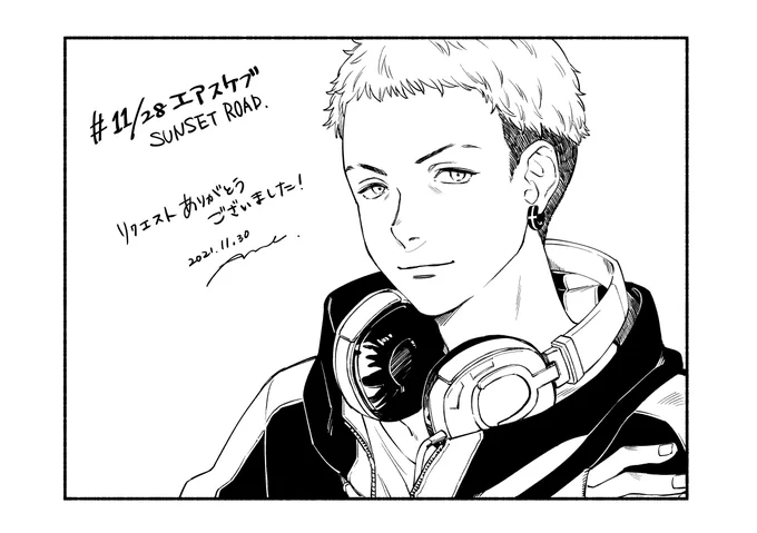 ☆みつやくん
5本の指に入るくらい好きなんだけど 何回描いてもかっこよく描けなくて難しいです🤣

当日、本の方もご購入いただいたとのことで重ねてありがとうございました…! 