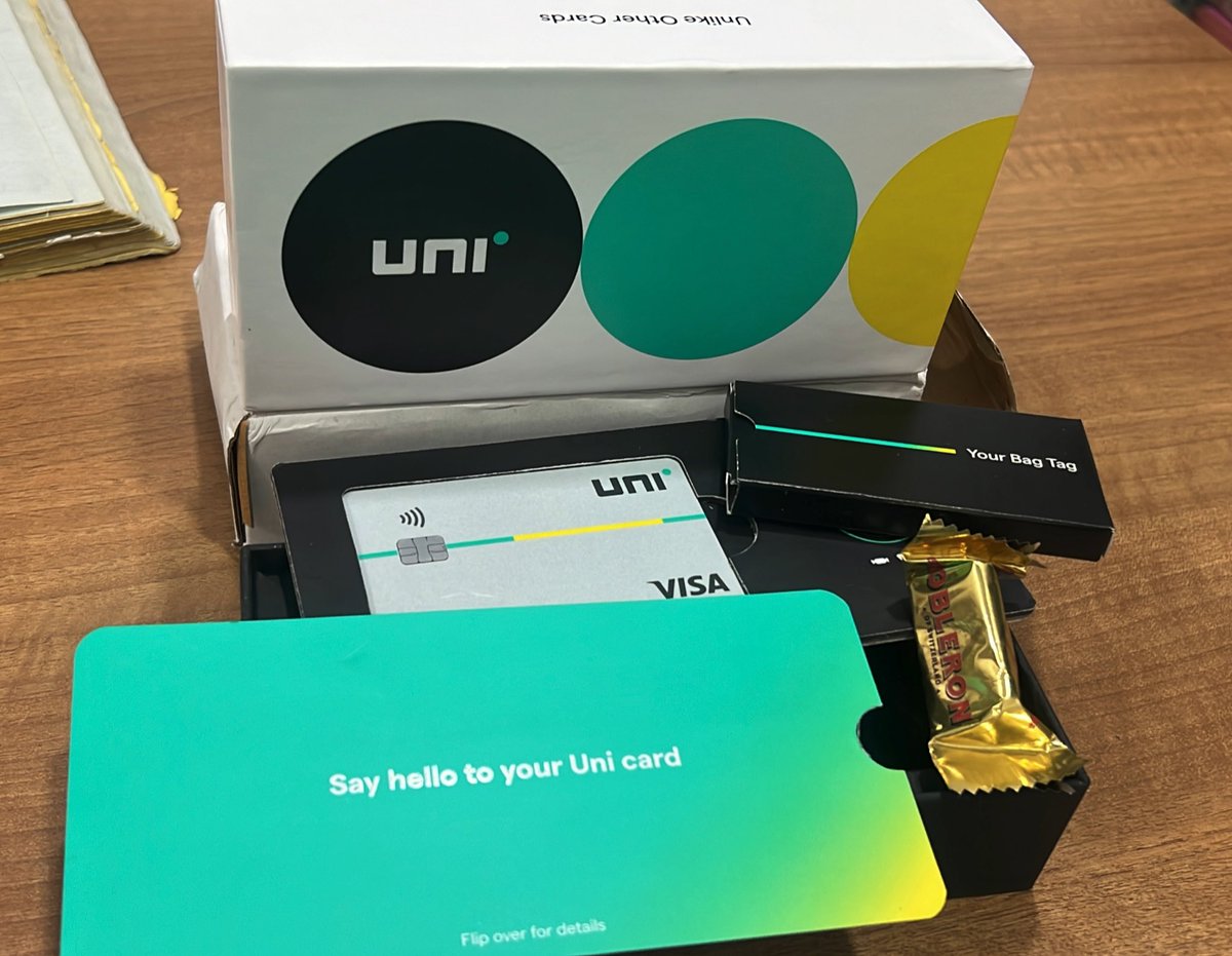 amparakh's tweet photo. @sbmbankindia @cards_uni This is the best credit card delivery and packaging. #Thankyou #Unicreditcard P.S There’s mask too and I’m wearing it. https://t.co/DcBG5ADMBd