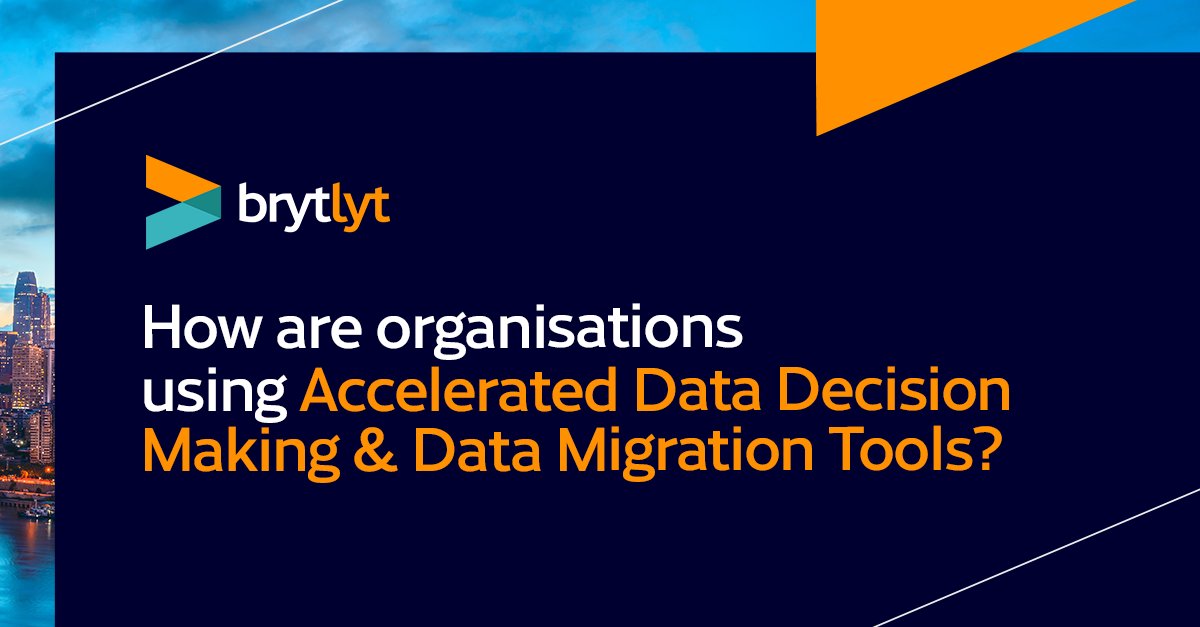 Onboarding new #data with speed and generating real-time #insights is a sought-after duo.   

This is where accelerated decision making, and #datamigration tools are crucial.   

Discover how organisations are putting this into action -&gt; hubs.la/H0_Y1S70