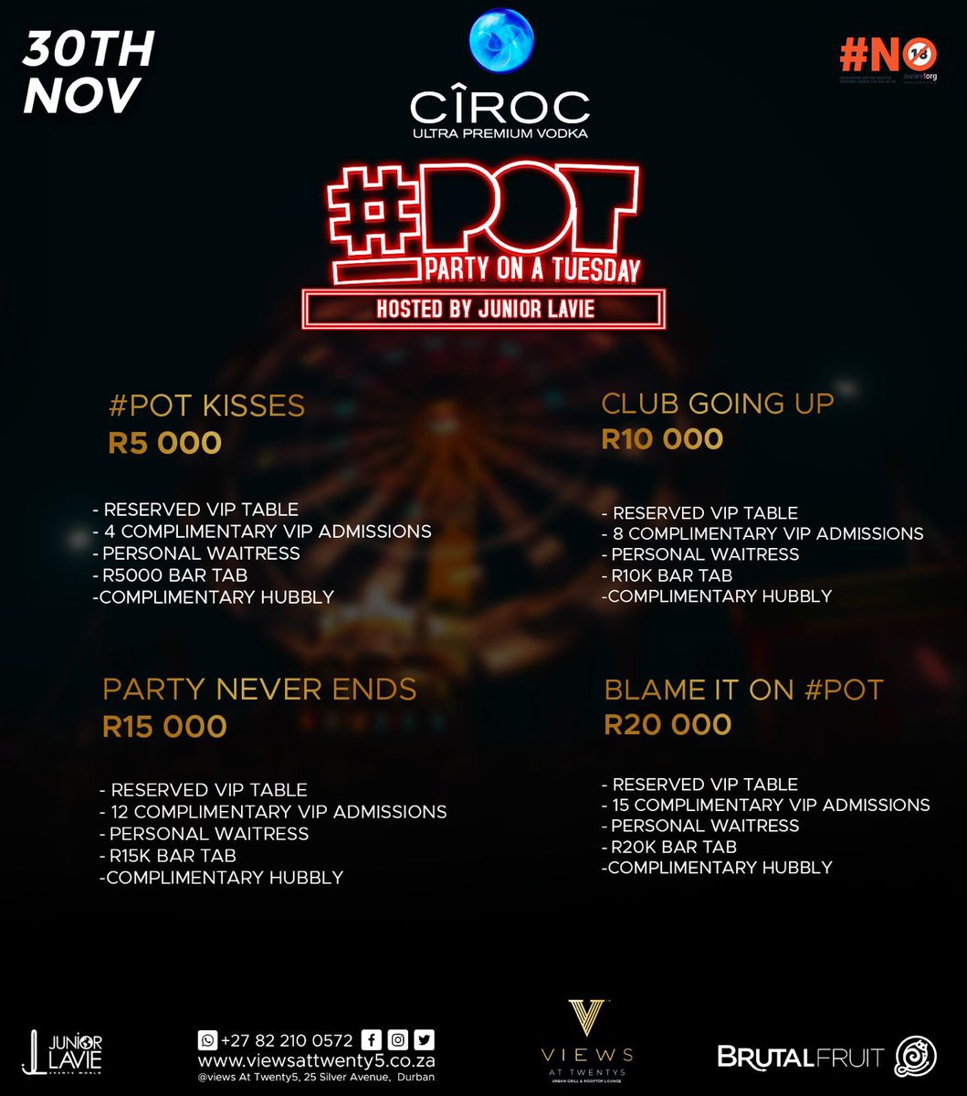 Fanele_Ndaba's tweet photo. It begins TODAY! First #POT is happening in a few, see y’all at @ViewsatTwenty5 😉🕺🏾 https://t.co/OKk9F4U6e8