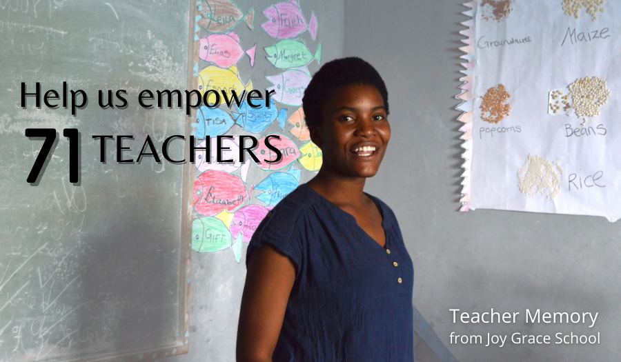 impact1zambia's tweet photo. Do you want to change lives with us? Here's your chance! When you empower a teacher with skills and resources, you equip her to change the future of each child she meets. Help us empower 71 teachers to impact 2,300 more children next year.  https://t.co/3aJzUv0tEO #GivingTuesday https://t.co/UJkNq55Ymb