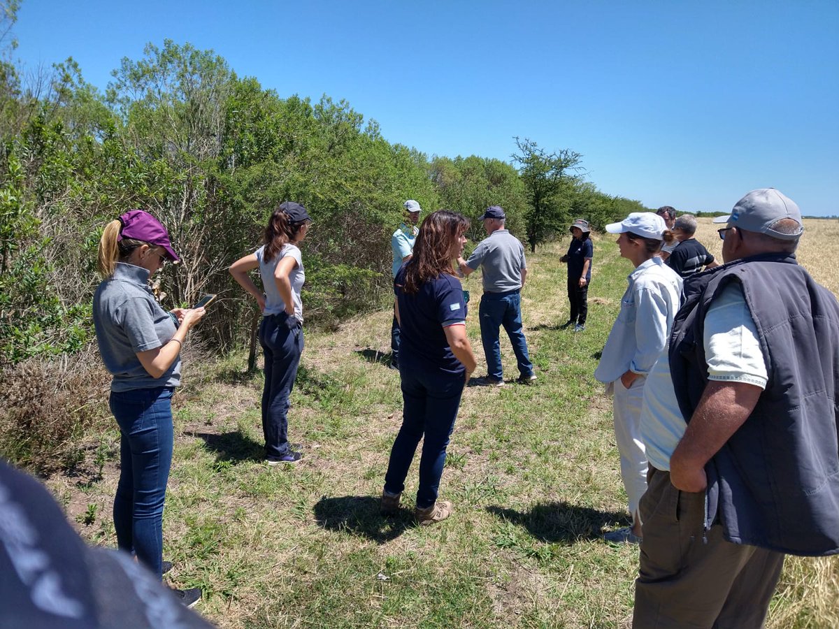 INTA_ER's tweet photo. 📅29/11/2021
✔️ Integrantes de LAR y el Grupo CR "Productores de Aldea Santa María" recorrieron 🌳la terraza reservorio del INTA Paraná
 ➡️Se planificaron trabajos en conjunto entre el Proyecto ArboLAR, el INTA y los productores, para implantar árboles nativos en áreas agrícolas https://t.co/9ythgrEqLb