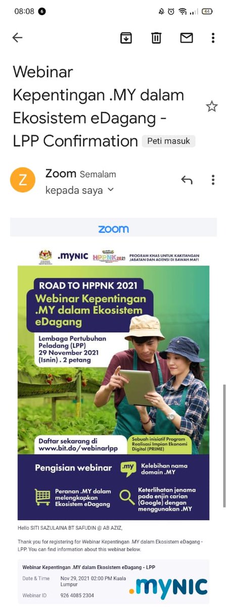 UnitLpp's tweet image. Alhamdulillah ramai usahawan dari ppk negeri kedah join kursus webinar ini ... Satu perkongsian sangat baik untuk membuka minda usahawan usahawan peladang kita dalam dunia e dagang ... ✅✅✅
